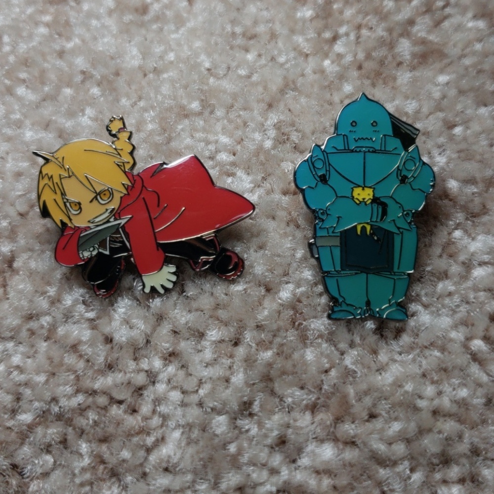 Full Metal Alchemist Chibi Pins